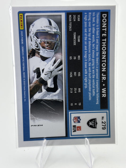2025 Donruss Optic #279 Dont'e Thornton Jr.