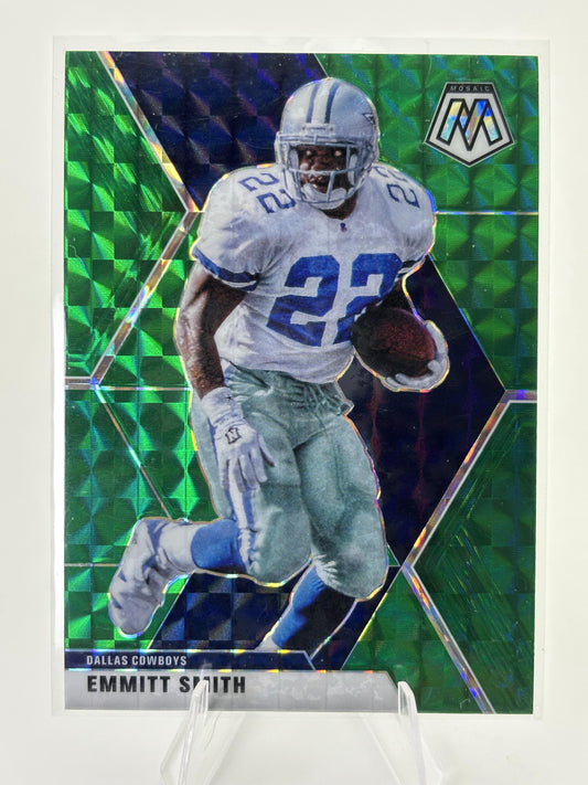 2020 Panini Mosaic #64 Emmitt Smith Prizm Green
