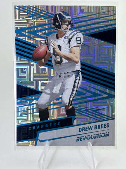 2025 Panini Revolution #22 Drew Brees Teal Levels #/499
