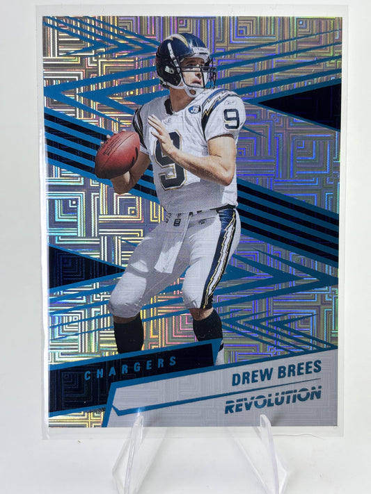 2025 Panini Revolution #22 Drew Brees Teal Levels #/499