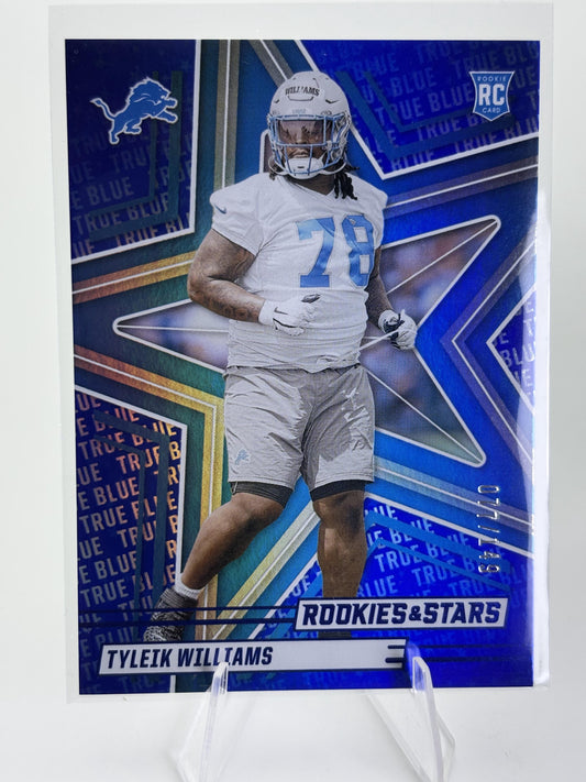 2025 Panini Rookies & Stars #192 Tyleik Williams True Blue #/149