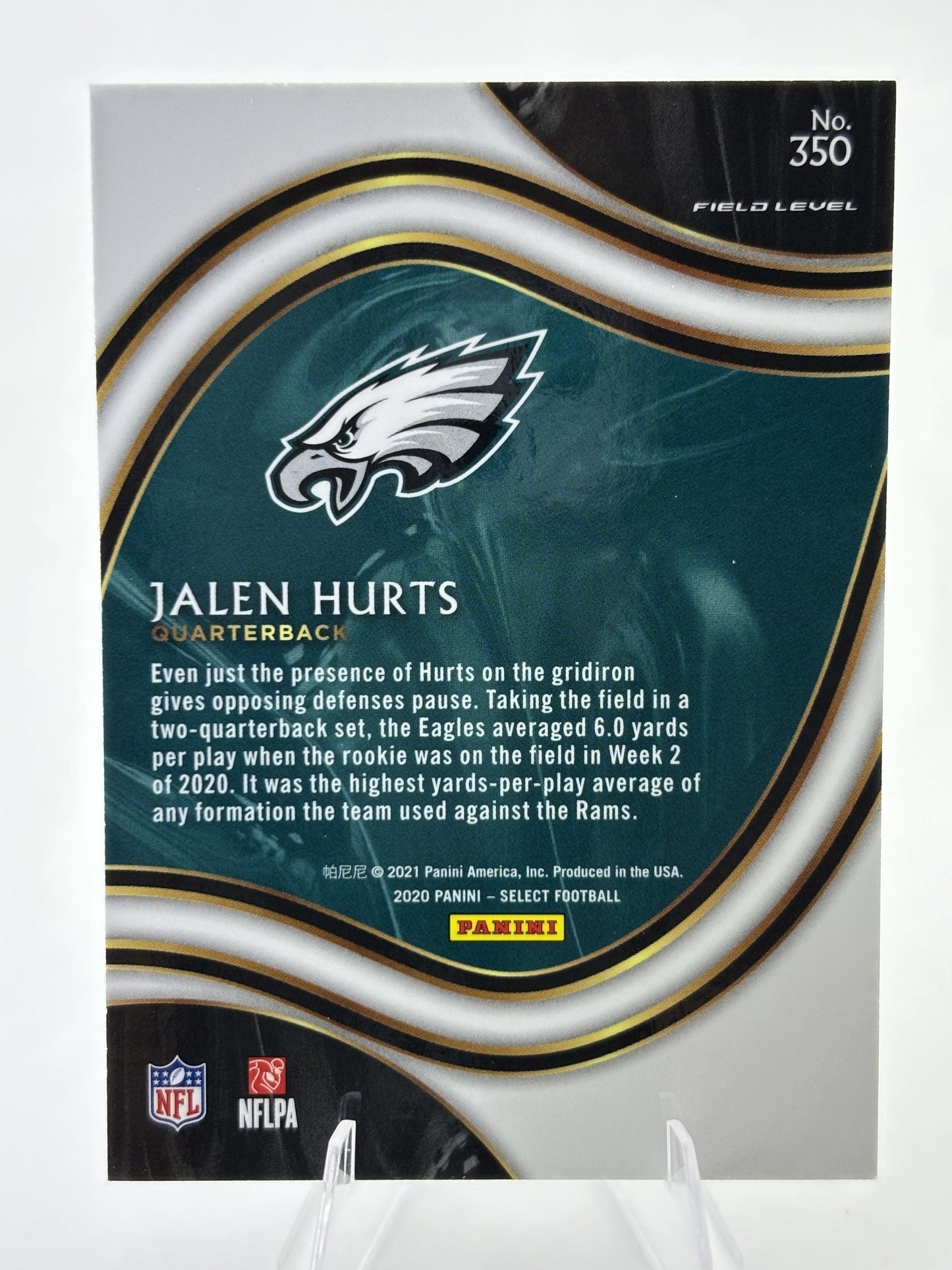 2020 Panini Select #350 Jalen Hurts