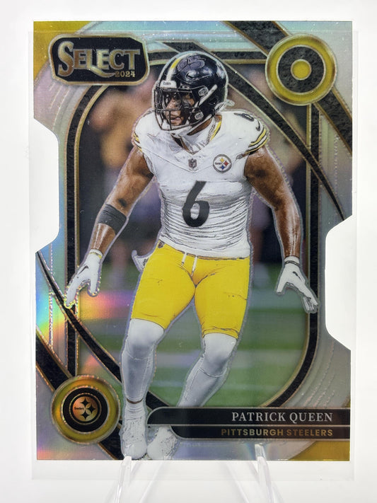 2024 Panini Select #286 Patrick Queen Silver Prizm Die Cut