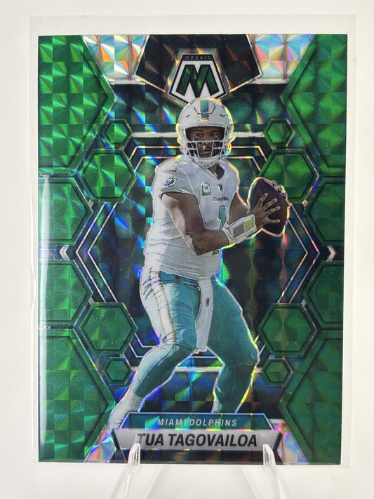 2023 Panini Mosaic #143 Tua Tagovailoa Green Mosaic