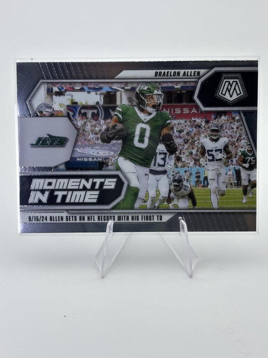 2025 Panini Mosaic #24 Braelon Allen Moments In Time