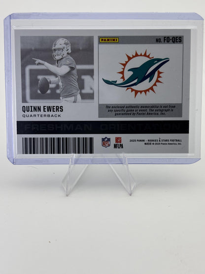 2025 Panini Rookies & Stars #FO-QES Quinn Ewers Freshman Orientation #/99