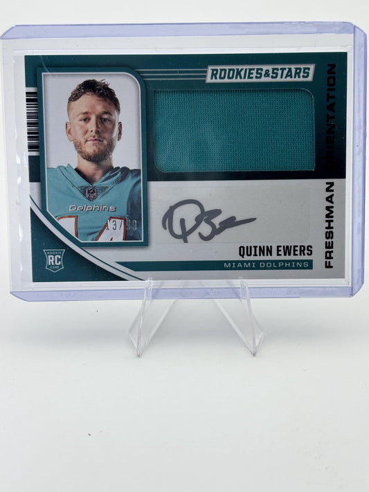 2025 Panini Rookies & Stars #FO-QES Quinn Ewers Freshman Orientation #/99