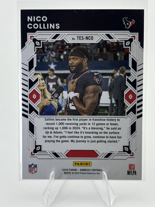 2025 Donruss #TES-NCO Nico Collins The Elite Series