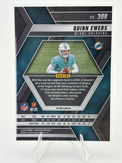 2025 Panini Mosaic #308 Quinn Ewers Mosaic