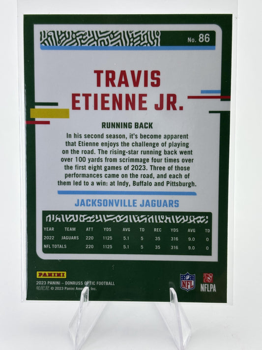 2023 Donruss Optic #86 Travis Etienne Jr.