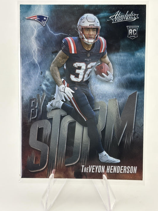 2025 Panini Absolute #19 TreVeyon Henderson By Storm