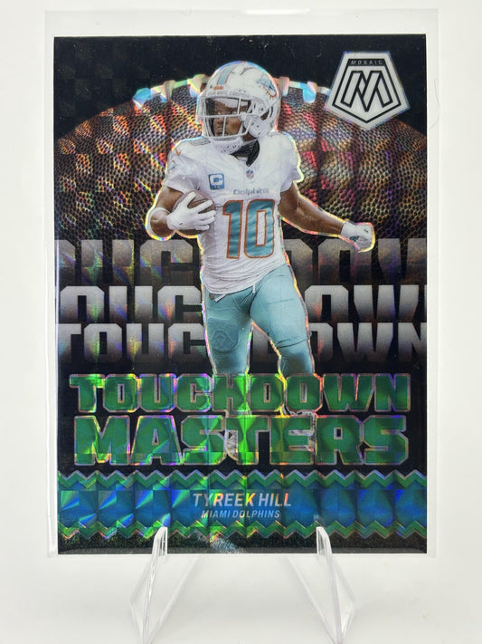 2024 Panini Mosaic #TM-THL Tyreek Hill Touchdown Masters Mosaic Green