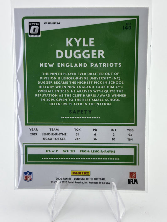 2020 Donruss Optic #140 Kyle Dugger Holo