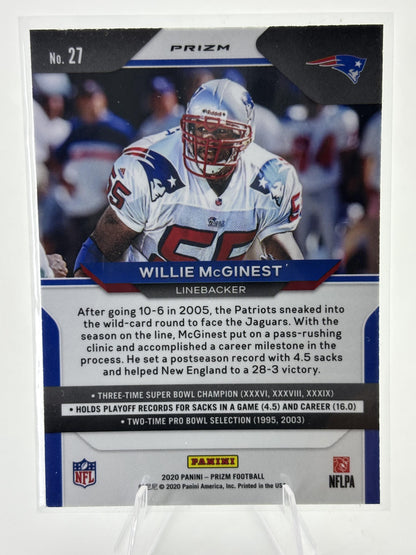 2020 Panini Prizm #27 Willie McGinest