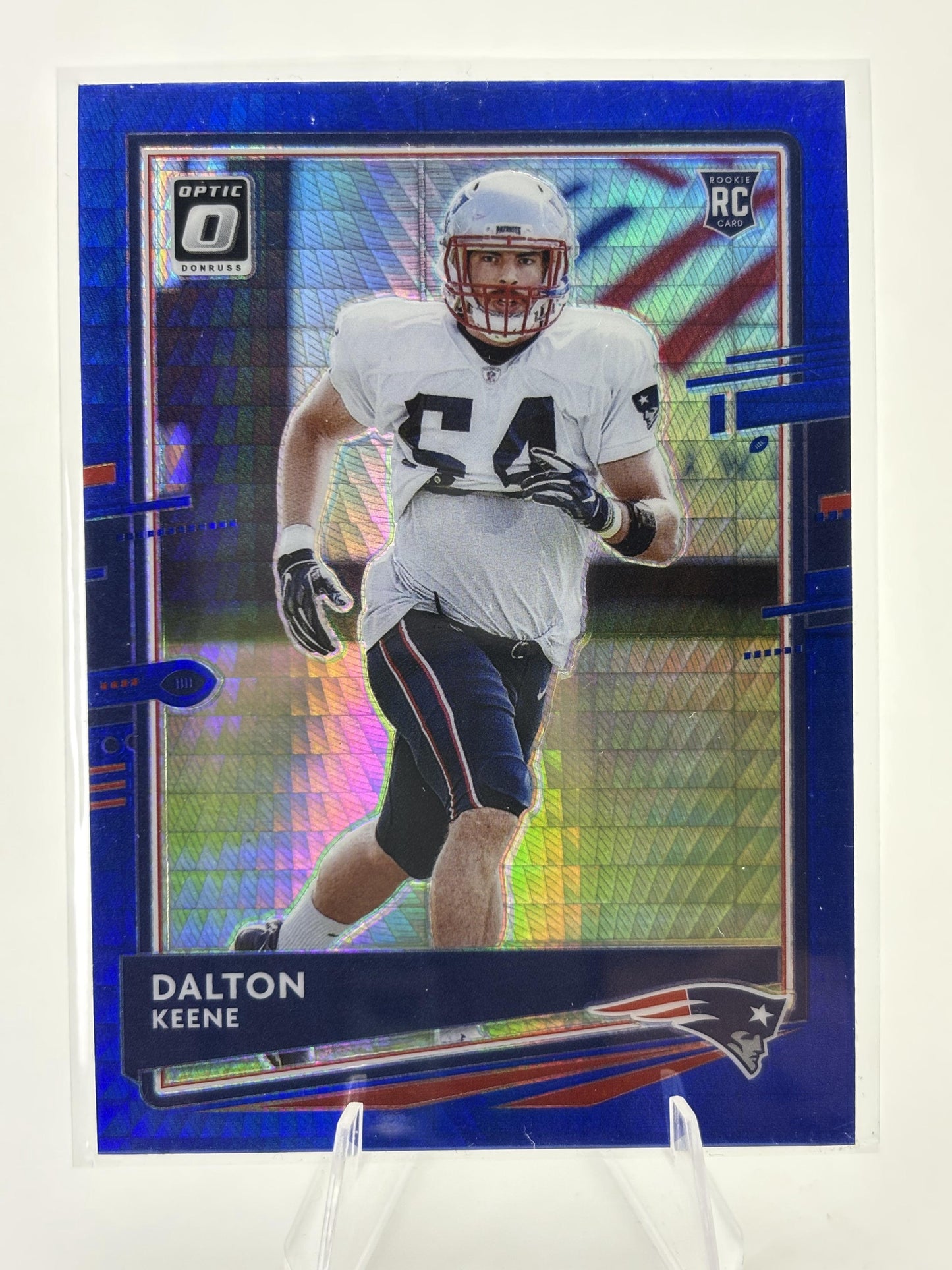 2020 Donruss Optic #147 Dalton Keene Blue hyper