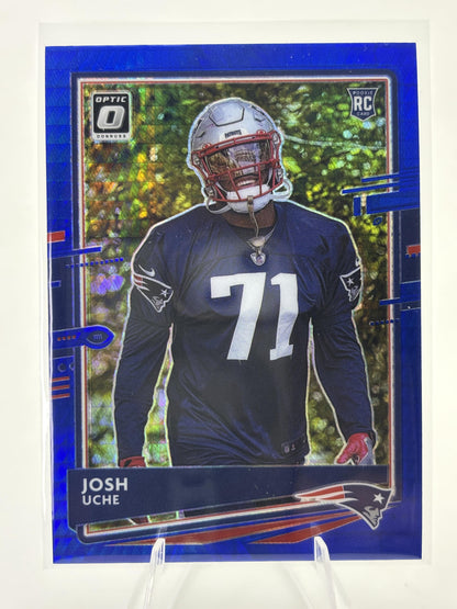 2020 Donruss Optic #137 Josh Uche Blue Scope