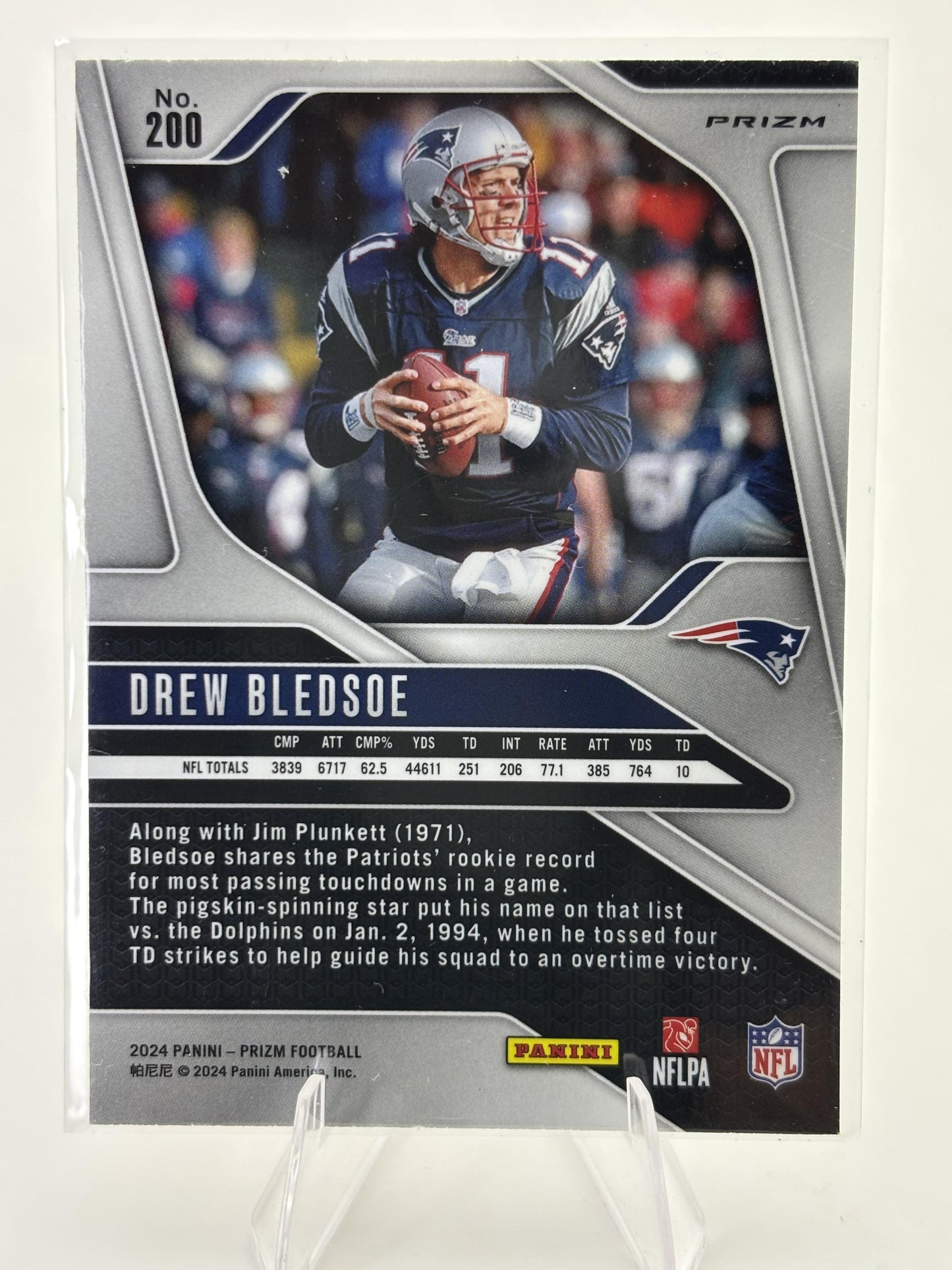 2024 Panini Prizm #200 Drew Bledsoe Lazer