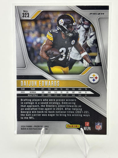 2024 Panini Prizm #323 Daijun Edwards Green