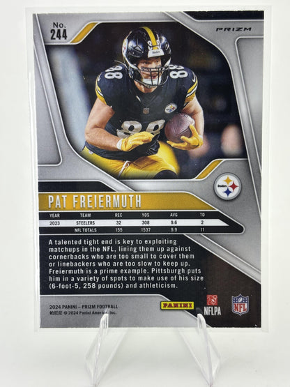 2024 Panini Prizm #244 Pat Freiermuth Green