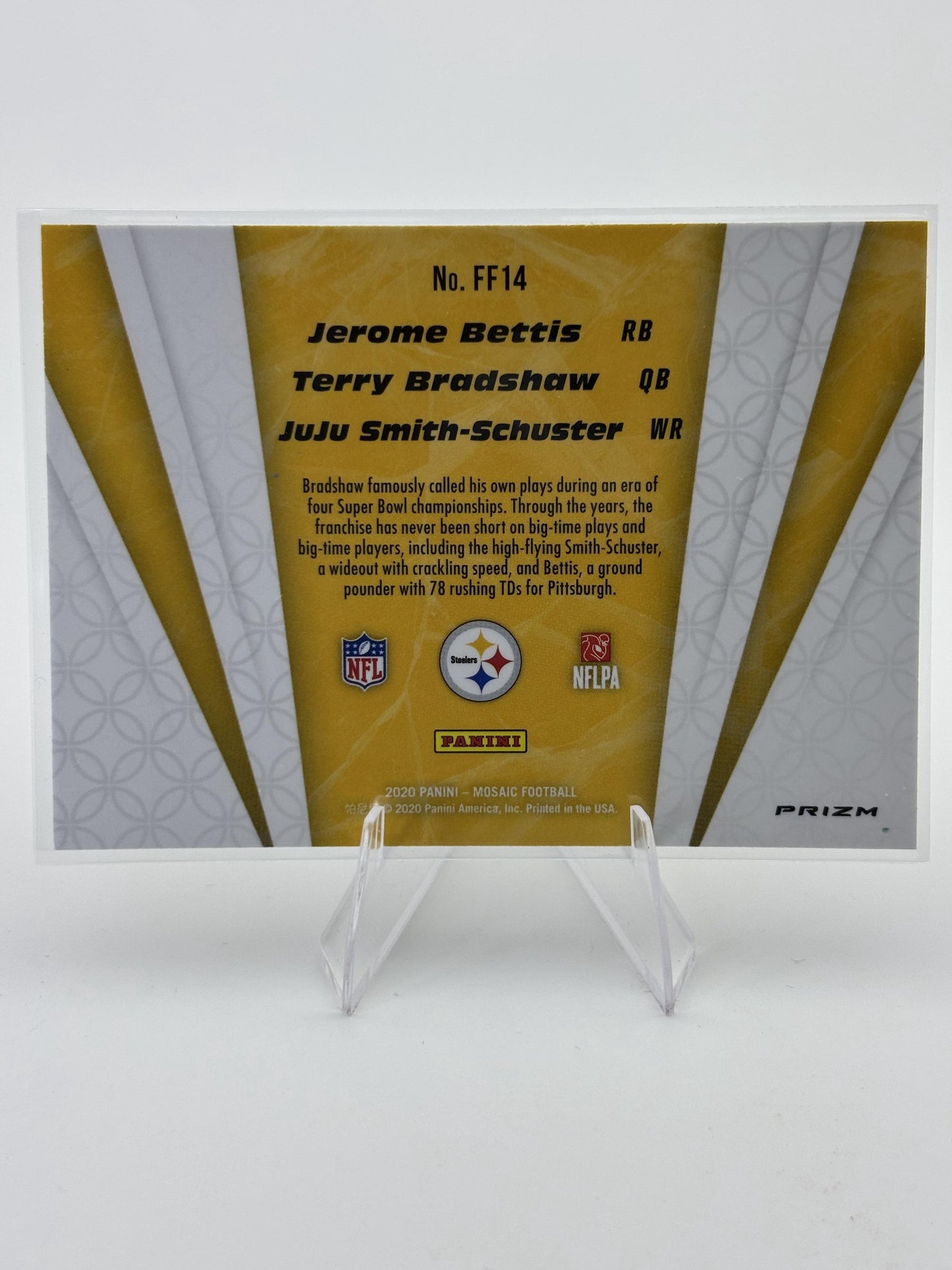 Jerome Bettis / JuJu Smith-Schuster / Terry Bradshaw green