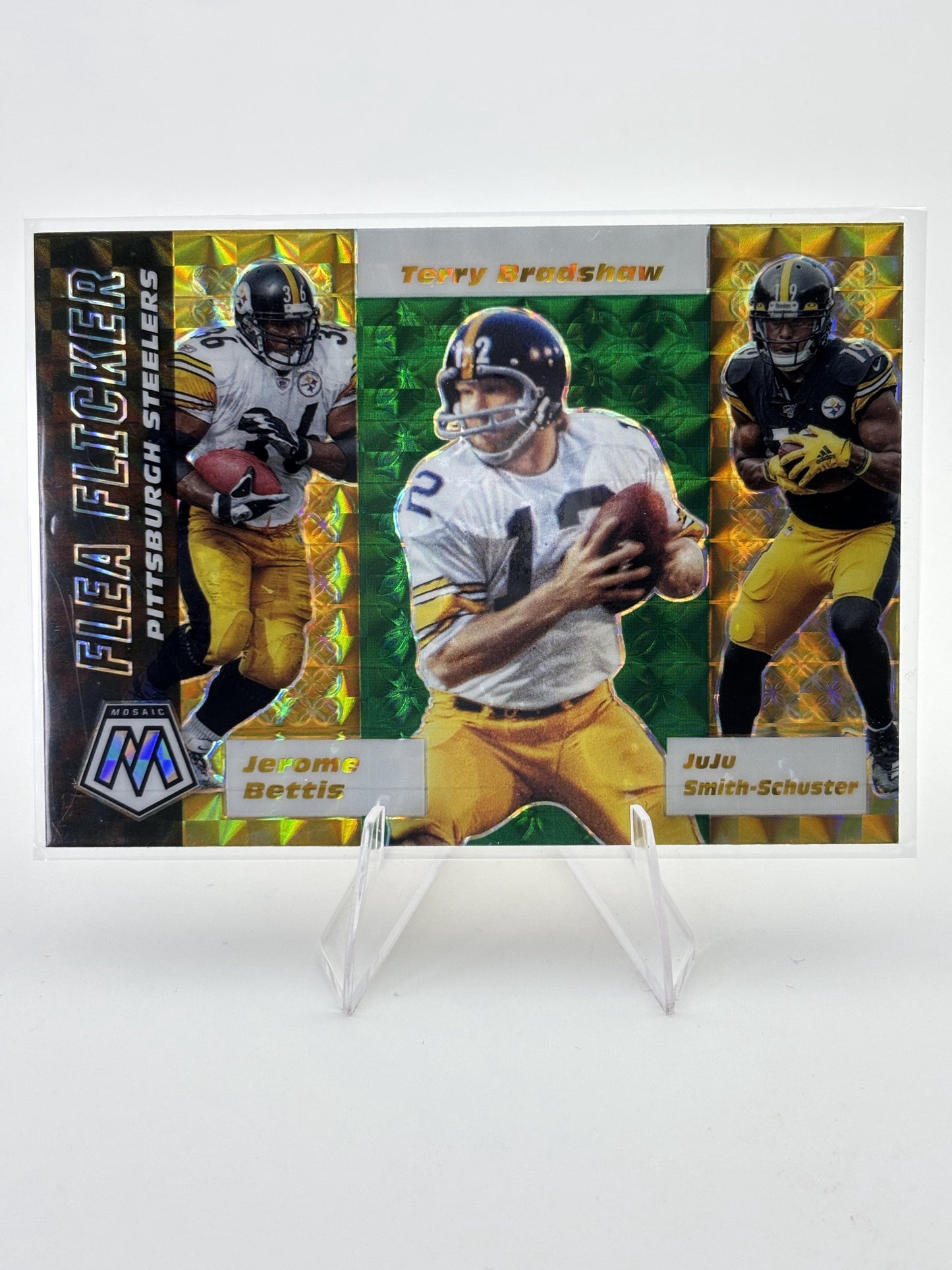 Jerome Bettis / JuJu Smith-Schuster / Terry Bradshaw green
