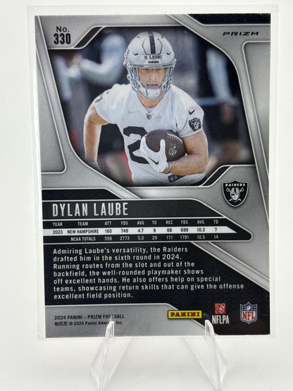 2024 Panini Prizm #330 Dylan Laube Lazer