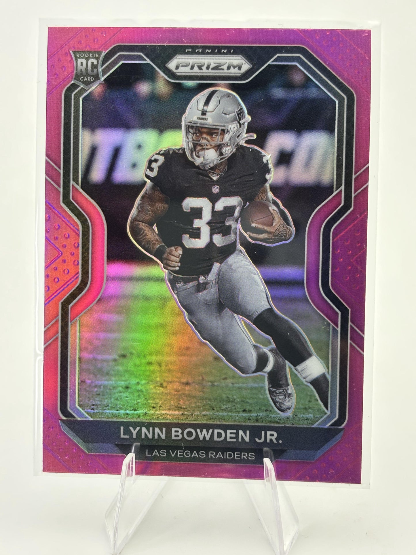 2020 Panini Prizm #374 Lynn Bowden Jr. Prizm Pink