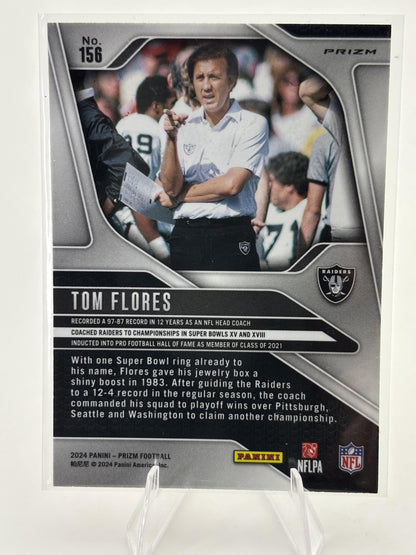 2024 Panini Prizm #156 Tom Flores Lazer