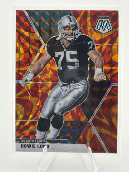 2020 Panini Mosaic #107 Howie Long Prizm Reactive Orange