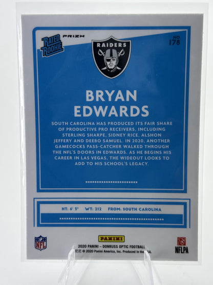 2020 Donruss Optic #178 Bryan Edwards Holo
