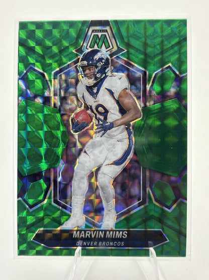 2024 Panini Mosaic #67 Marvin Mims Mosaic Green