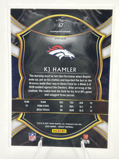 2020 Panini Select #67 KJ Hamler Silver Prizm
