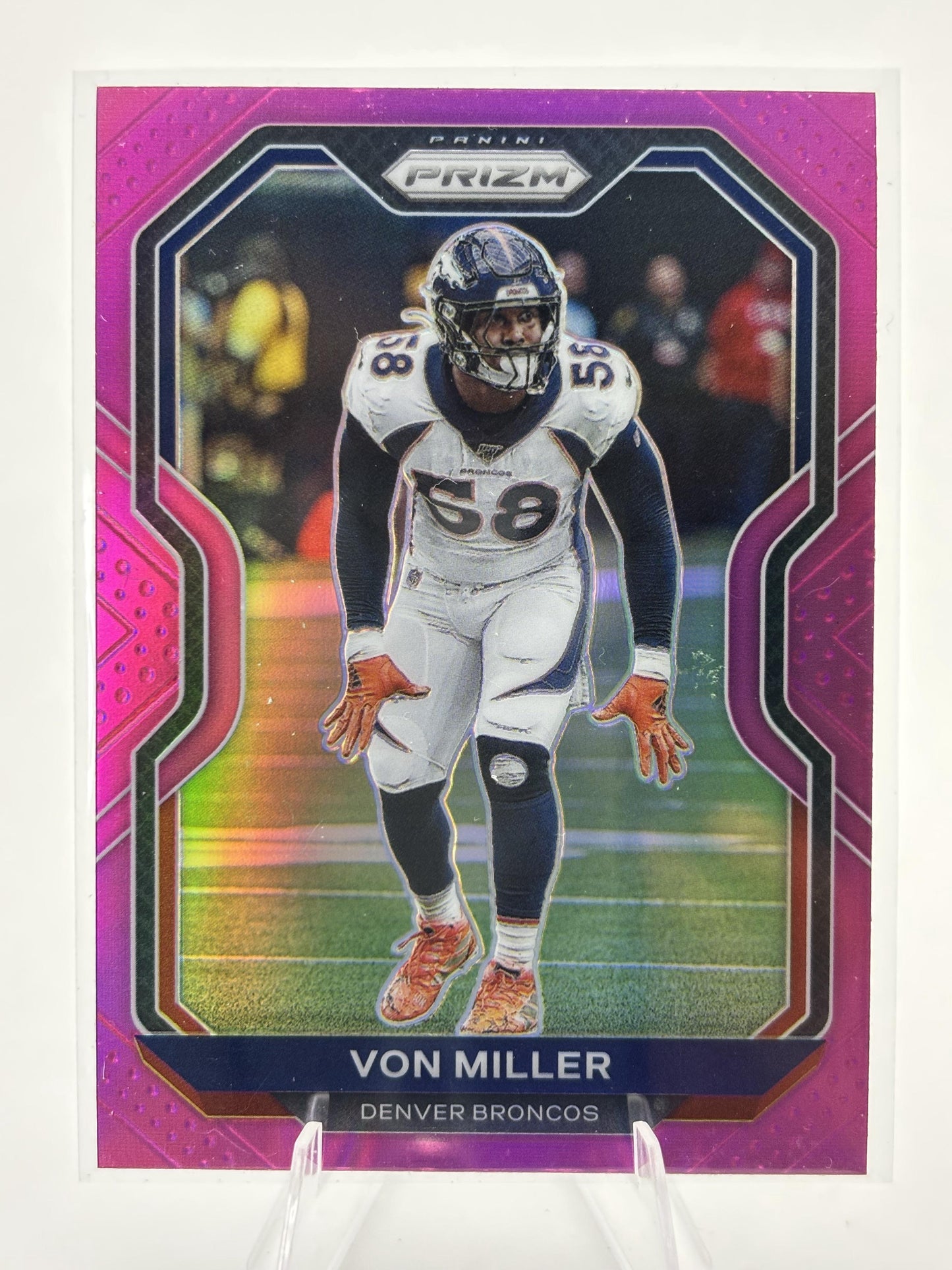2020 Panini Prizm #117 Von Miller Prizm Pink