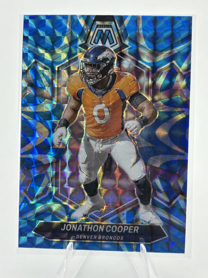 2024 Panini Mosaic #68 Jonathon Cooper Mosaic Reactive Blue