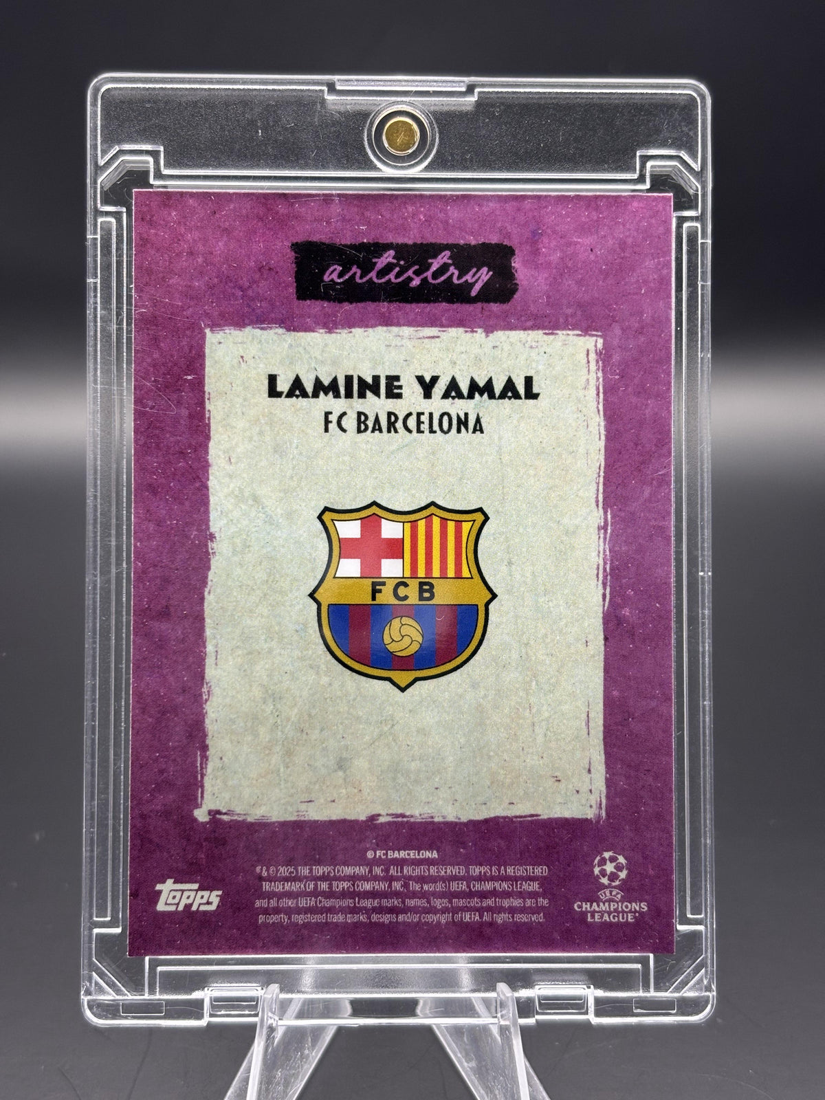 2025-26 Topps Deco UEFA Club Competitions Lamine Yamal Artistry