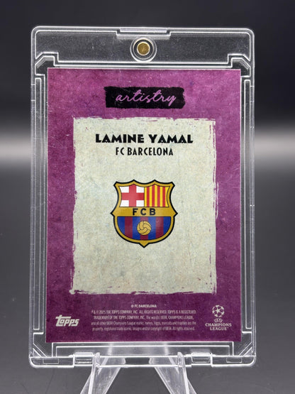 2025-26 Topps Deco UEFA Club Competitions Lamine Yamal Artistry