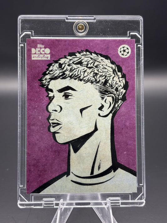 2025-26 Topps Deco UEFA Club Competitions Lamine Yamal Artistry