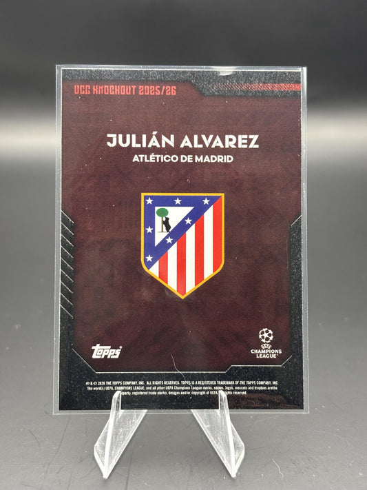 2025-26 Topps Knockout UEFA Club Competitions Julián Álvarez