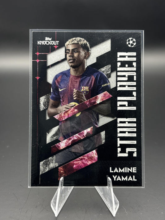 2025-26 Topps Knockout UEFA Club Competitions Lamine Yamal STAR PLAYER