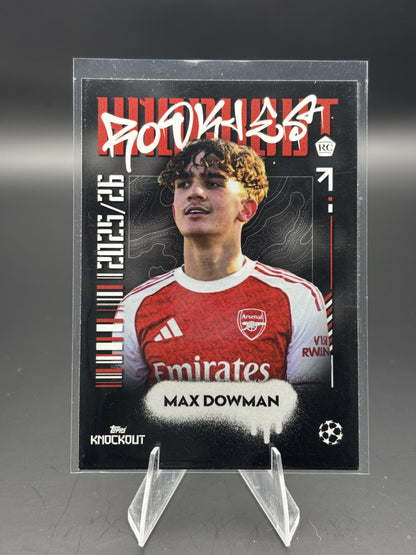 2025-26 Topps Knockout UEFA Club Competitions Max Dowman