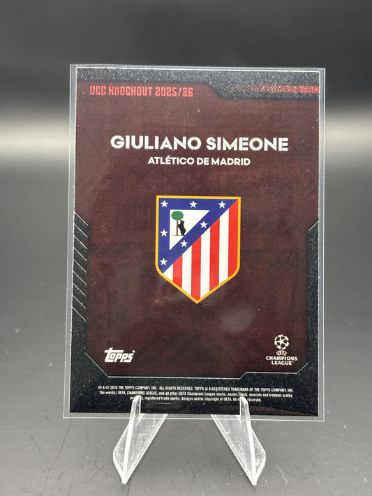 2025-26 Topps Knockout UEFA Club Competitions Giuliano Simeone