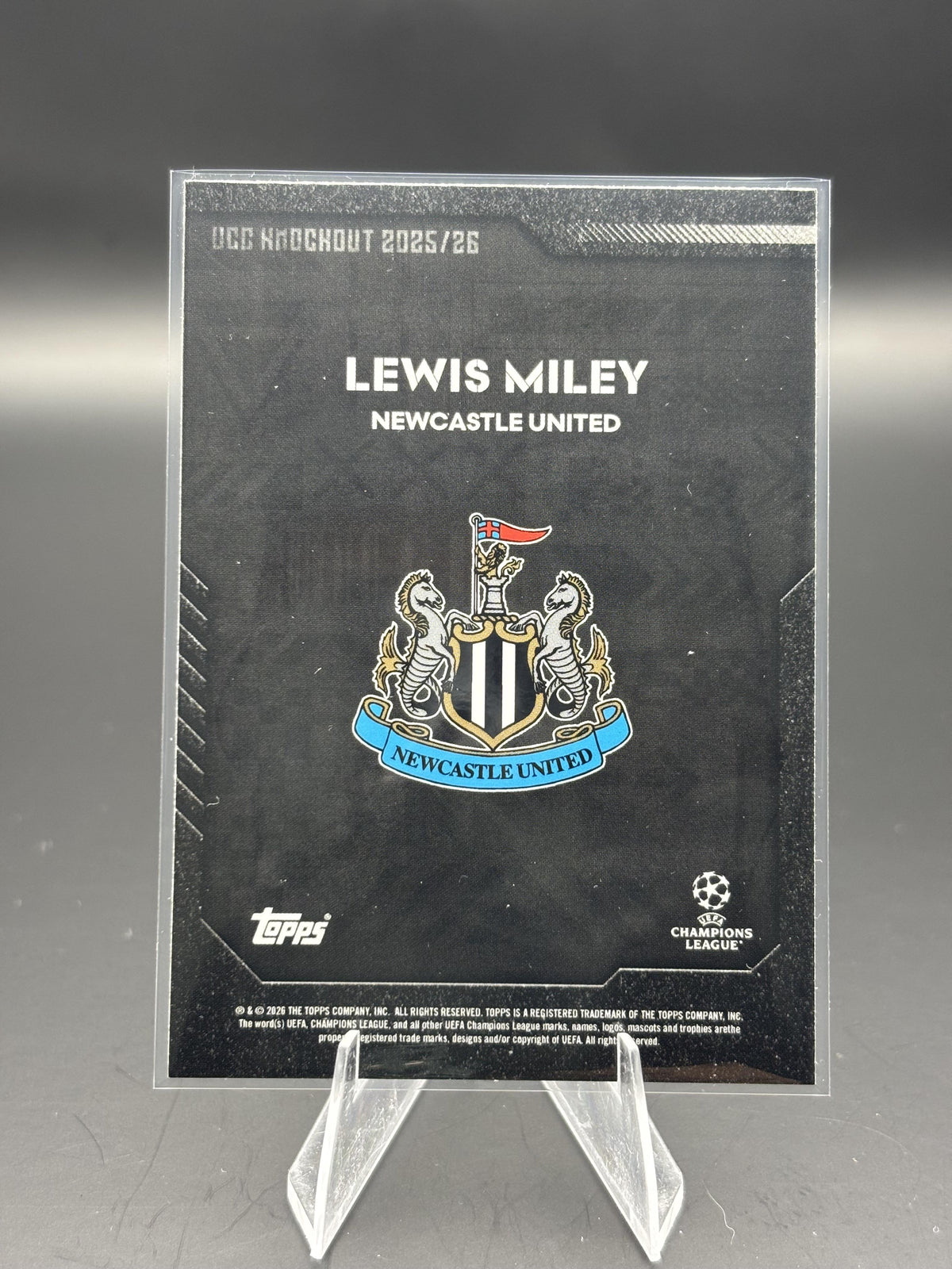 2025-26 Topps Knockout UEFA Club Competitions Lewis Miley