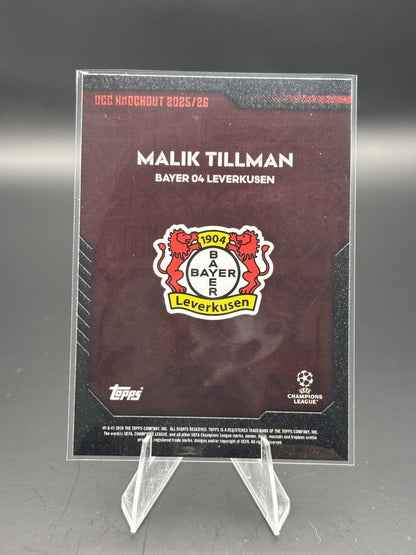 2025-26 Topps Knockout UEFA Club Competitions Malik Tillman