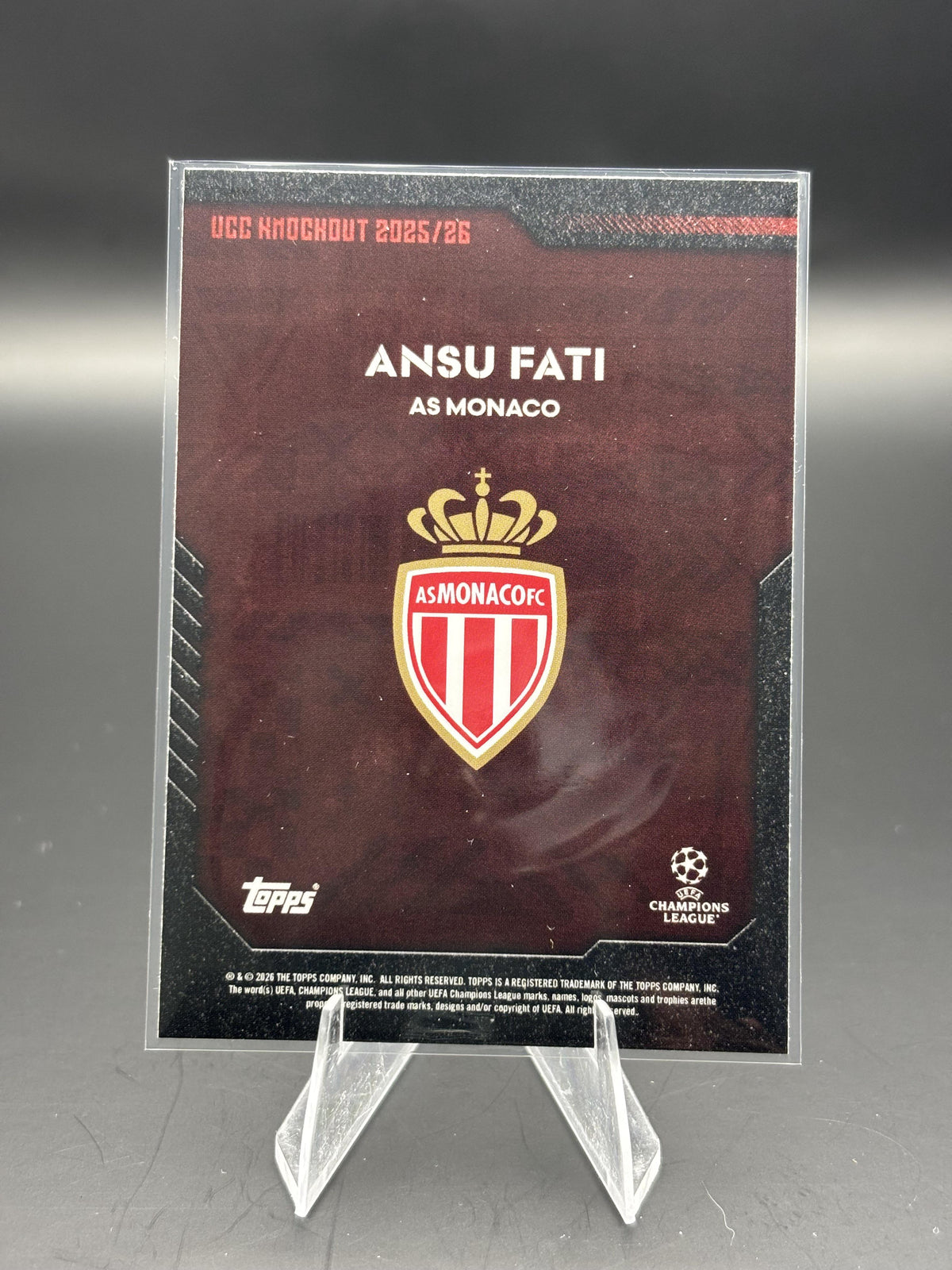 2025-26 Topps Knockout UEFA Club Competitions Ansu Fati