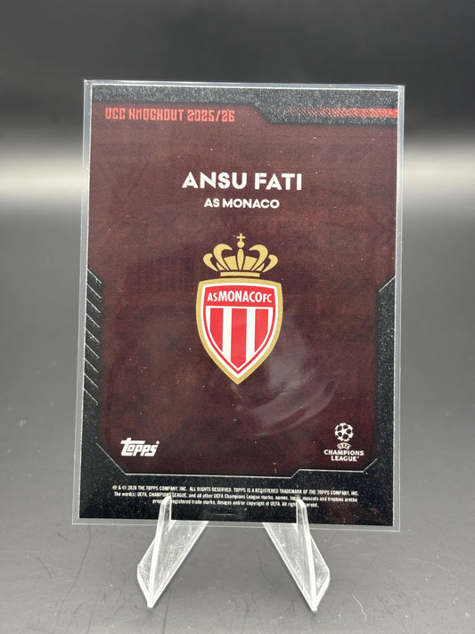 2025-26 Topps Knockout UEFA Club Competitions Ansu Fati