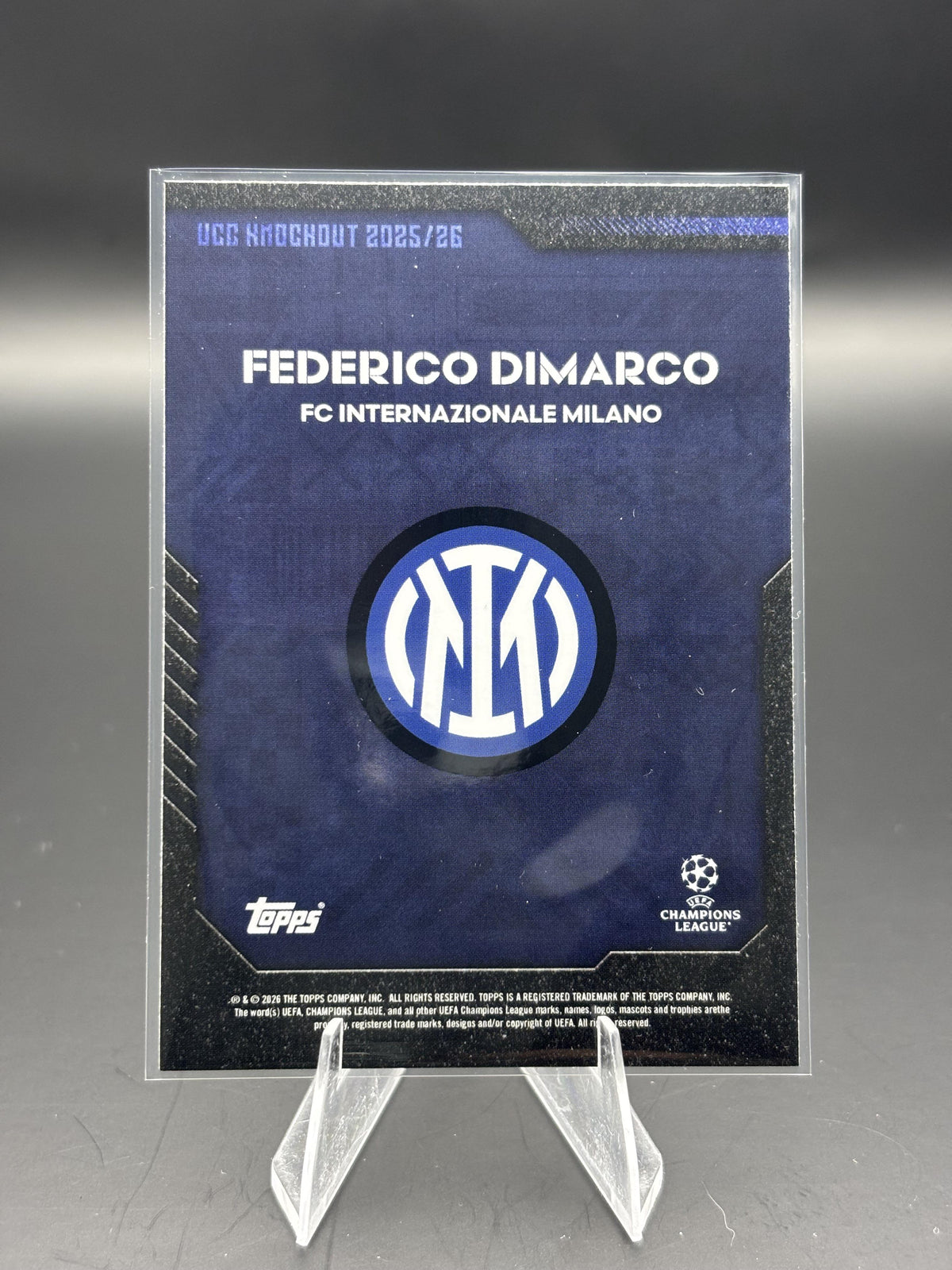 2025-26 Topps Knockout UEFA Club Competitions Federico Dimarco