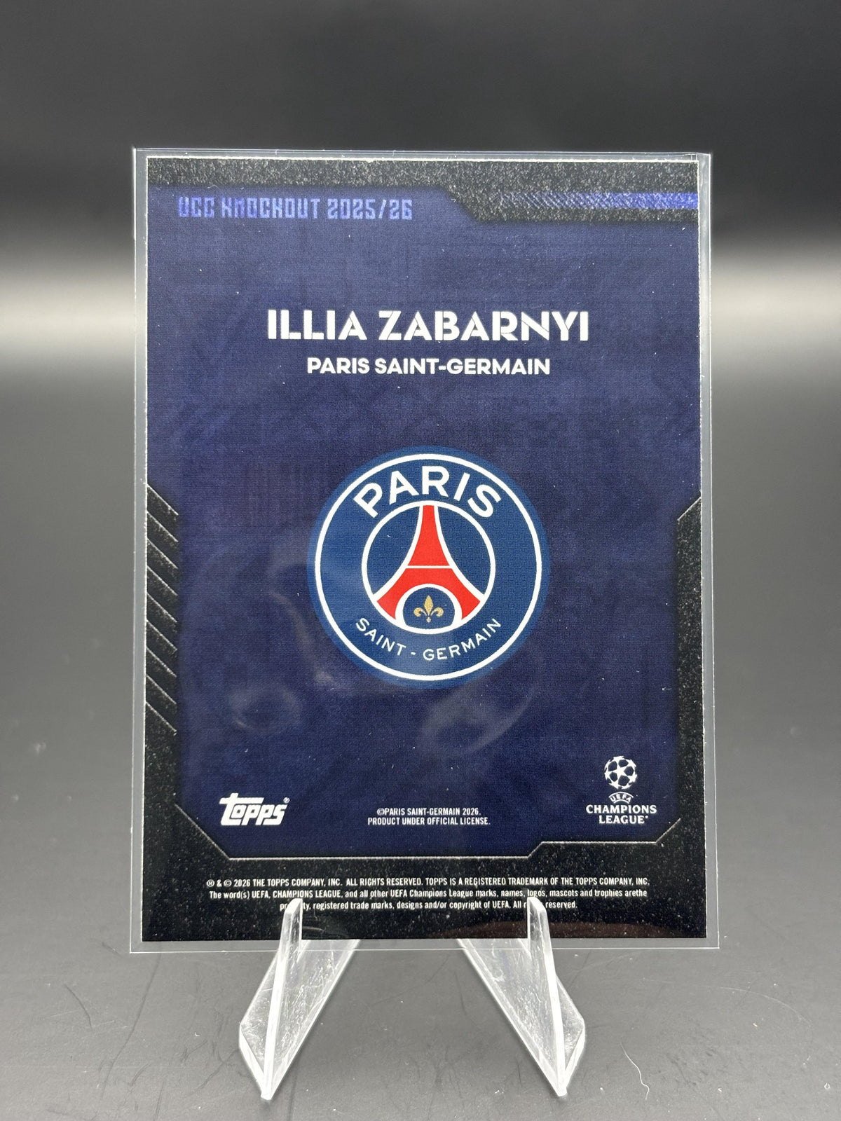 2025-26 Topps Knockout UEFA Club Competitions Illia Zabarnyi