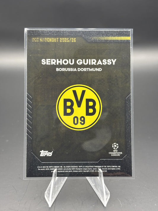 2025-26 Topps Knockout UEFA Club Competitions Serhou Guirassy