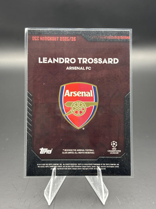 2025-26 Topps Knockout UEFA Club Competitions Leandro Trossard
