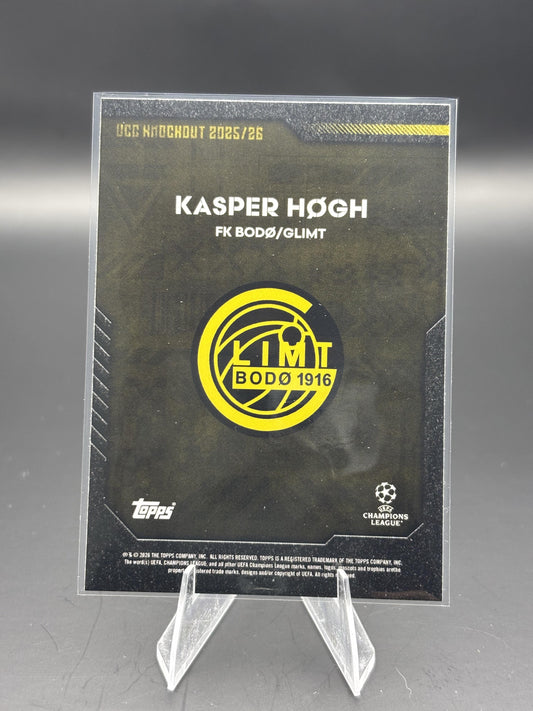 2025-26 Topps Knockout UEFA Club Competitions Kasper Høgh